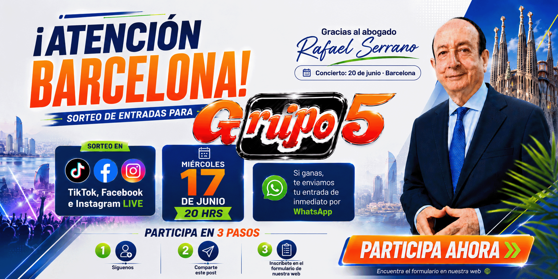 grupo 5 en barcelona